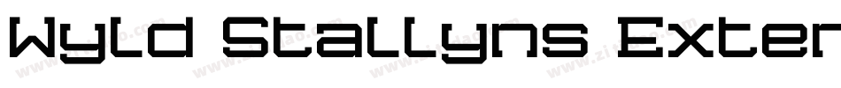Wyld Stallyns Extended字体转换